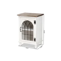 Faron Wood 1 Door Nightstand White/Oak Brown - Baxton Studio 13 Faron Wood 1 Door Nightstand White/Oak Brown - Baxton Studio -Outlet Baxton Studio Store GUEST 2a70ced8 8af7 488b 82e2 d96871a9fdd5