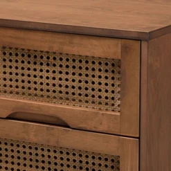 Barrett Wood And Synthetic Rattan 2 Drawer Nightstand Walnut Brown - Baxton Studio 13 Barrett Wood And Synthetic Rattan 2 Drawer Nightstand Walnut Brown - Baxton Studio -Outlet Baxton Studio Store GUEST 2af8a446 a6ca 4465 974b 7f1611b9665d