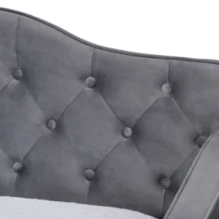 Freda Velvet Fabric Upholstered Button Tufted Daybed With Trundle - Baxton Studio -Outlet Baxton Studio Store GUEST 2bc4db6e e538 46d5 b4ba 7a4b30988063