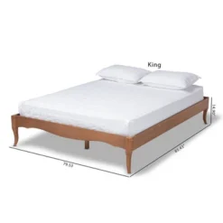 Marieke Wood Bed Frame Ash Walnut - Baxton Studio -Outlet Baxton Studio Store GUEST 2c021e2f 2fab 4870 97b3 1ab4667ed16e
