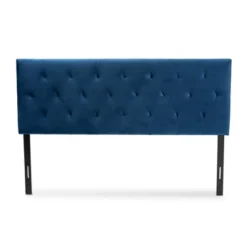 Felix Velvet Fabric Upholstered Headboard - Baxton Studio