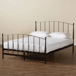 Queen Lana Metal Platform Bed Black - Baxton Studio 9 Queen Lana Metal Platform Bed Black - Baxton Studio -Outlet Baxton Studio Store GUEST 2d1b6e9c 9fe5 4bd7 98d1 49b2e1508e49