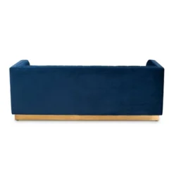 Aveline Velvet Upholstered Finished Sofa Navy Blue/Gold - Baxton Studio 10 Aveline Velvet Upholstered Finished Sofa Navy Blue/Gold - Baxton Studio -Outlet Baxton Studio Store GUEST 2dce827d 6c43 4d06 837e f6048eecda05