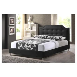 Queen Adult Bed 86"x28"x8" - Baxton Studio -Outlet Baxton Studio Store GUEST 2eedd1e4 7ec6 4c44 9915 afafb4784020