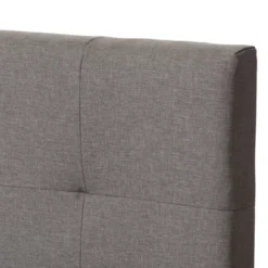 Twin Brookfield Modern And Contemporary Fabric Upholstered Bed - Baxton Studio -Outlet Baxton Studio Store GUEST 30233bfb 01b3 4997 9eea a2732ecaa481