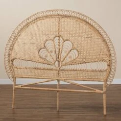 Queen Size Marlette Rattan Standalone Headboard Natural Brown - Baxton Studio -Outlet Baxton Studio Store GUEST 31e158e4 8b31 416e a337 52534879cc79