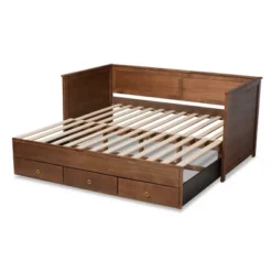 Twin To King Thomas Expandable Daybed With Storage Drawers - Baxton Studio 20 Twin To King Thomas Expandable Daybed With Storage Drawers - Baxton Studio -Outlet Baxton Studio Store GUEST 32cf7430 cbf6 40e7 b476 2c80548b6585