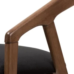 Set Of 2 Wendy Midcentury Modern Velvet And Walnut Wood Finishing Dining Chairs Dark Gray/ Brown - Baxton Studio -Outlet Baxton Studio Store GUEST 32f87d51 c069 4ac3 8427 202e3b57ab44