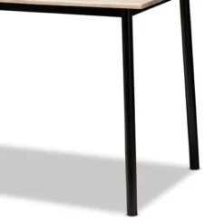 5pc Honore Mid Century Modern Light Wood Finished Matte Frame Dining Set Light Brown - Baxton Studio -Outlet Baxton Studio Store GUEST 337e08af 54d5 4306 bae0 0f0a3d94c96b