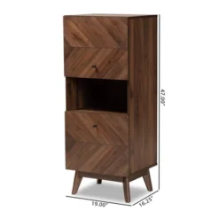 Hartman Wood Storage Cabinet Walnut Brown - Baxton Studio -Outlet Baxton Studio Store GUEST 35121ad1 c48b 43f7 a058 dde7eda69957