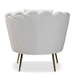 Garson Velvet And Metal Accent Chair - Baxton Studio -Outlet Baxton Studio Store GUEST 3582531f c17c 4a9e 87cc b6674ab4757a