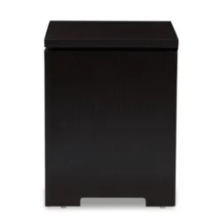 Bienna Modern And Contemporary Finished 1 Drawer Nightstand Dark Brown - Baxton Studio -Outlet Baxton Studio Store GUEST 38544eea aed9 4111 95ca 487c31067f2c