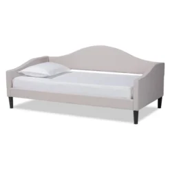 Twin Milligan Upholstered And Wood Daybed - Baxton Studio -Outlet Baxton Studio Store GUEST 39a5cc62 6d65 42c5 859c cc549b621006