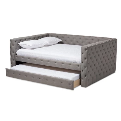 Anabella Daybed With Trundle - Baxton Studio 2 Anabella Daybed With Trundle - Baxton Studio - Image 2