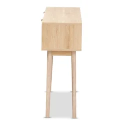 Baird Wood And Rattan 2 Drawer Console Table Brown - Baxton Studio -Outlet Baxton Studio Store GUEST 3d0bed39 611c 4db7 88fb 2cff2e1455ca