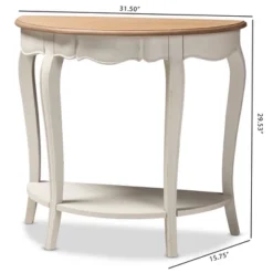 Cordelia Finished Console Table White - Baxton Studio -Outlet Baxton Studio Store GUEST 3d2d2c3a 3d17 4c87 bb3b 1dee17025253