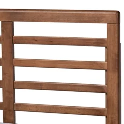 Queen Luciana Fabric Upholstered Wood Platform Bed Light Gray/Ash Walnut - Baxton Studio -Outlet Baxton Studio Store GUEST 3d51f681 7948 4d7d b3ed 10ae60e425d5