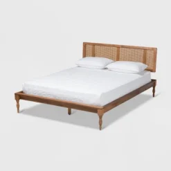 Romy Wood Platform Bed Ash Walnut - Baxton Studio -Outlet Baxton Studio Store GUEST 3fa36ba8 2ebf 440d 9a72 dfc6690554a2