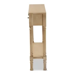 3 Drawer Calvin Wood Entryway Console Table - Baxton Studio -Outlet Baxton Studio Store GUEST 3fe6b9a6 e73d 44bc 918c 719c31c3f6dc