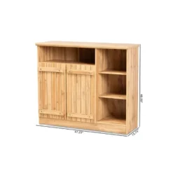 2 Door Eren Farmhouse Wood Dining Room Sideboard Buffet - Baxton Studio -Outlet Baxton Studio Store GUEST 42374d6a 27b9 4d90 8c67 5c8e04abb7e6