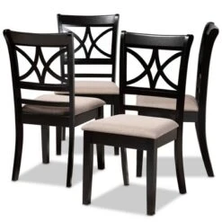 Set Of 4 Clarke Dining Chair - Baxton Studio -Outlet Baxton Studio Store GUEST 42c82dd5 45ec 424b 90c6 07340e08b29e
