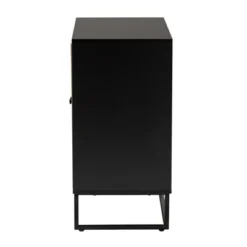 Declan Wood And Natural Rattan 2 Door Storage Cabinet Espresso Brown/Black - Baxton Studio -Outlet Baxton Studio Store GUEST 465423f2 580f 4c2b a5b7 ad20a1b8deb0