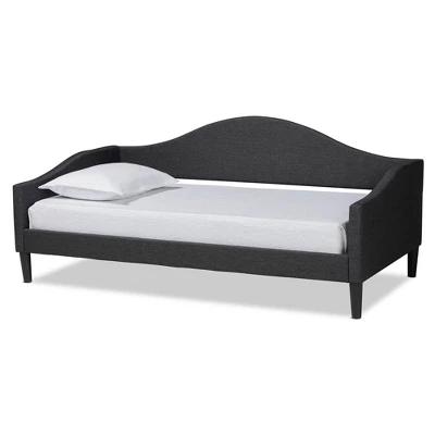 Full Milligan Upholstered Wood Daybed - Baxton Studio 1 Full Milligan Upholstered Wood Daybed - Baxton Studio