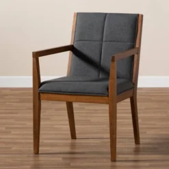 Set Of 2 Theresa Fabric Upholstered Wood Living Room Accent Chair - Baxton Studio -Outlet Baxton Studio Store GUEST 471b6522 5536 49b0 a13f d0da02dbaea9