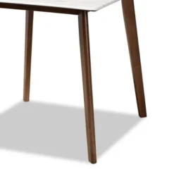 Kaylee Wood Dining Table White/Brown - Baxton Studio -Outlet Baxton Studio Store GUEST 4813fd25 1ffa 4f91 8b47 d43588ced133