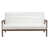 Mid-Century Masterpieces Sofa White - Baxton Studio