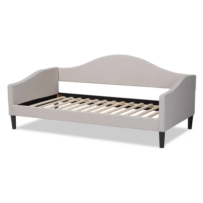 Full Milligan Upholstered Wood Daybed - Baxton Studio 3 Full Milligan Upholstered Wood Daybed - Baxton Studio - Image 3