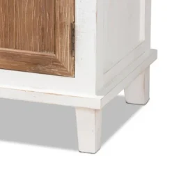 Glynn Wood 2 Door Storage Cabinet White/Brown - Baxton Studio 13 Glynn Wood 2 Door Storage Cabinet White/Brown - Baxton Studio -Outlet Baxton Studio Store GUEST 49fe8926 d014 48e0 9d47 dbe761cce2de