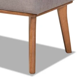 Odessa Mid-Century Modern Fabric Upholstered Wood Dining Bench Walnut/Brown - Baxton Studio 7 Odessa Mid-Century Modern Fabric Upholstered Wood Dining Bench Walnut/Brown - Baxton Studio -Outlet Baxton Studio Store GUEST 4a92d6c0 aa61 4d94 9c7c ee4e36f569fd