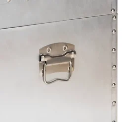 Serge Metal 2 Drawer Accent Storage Chest Silver - Baxton Studio -Outlet Baxton Studio Store GUEST 4d129b3f 3195 4bcb 960a 93e66b54a8c3