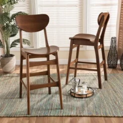 2pc Katya Wood Barstool Set - Baxton Studio 14 2pc Katya Wood Barstool Set - Baxton Studio -Outlet Baxton Studio Store GUEST 4d31de6b 0234 4b27 8d72 151d27a611ac