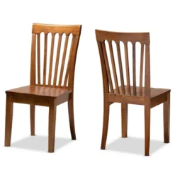 2pc Minette Wood Dining Chair Set - Baxton Studio -Outlet Baxton Studio Store GUEST 4da69e4a 82f1 406a a771 d9b75e458575