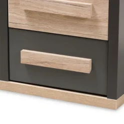 Pandora Modern And Contemporary Two-Tone 2 Drawer Nightstand Dark Gray - Baxton Studio 13 Pandora Modern And Contemporary Two-Tone 2 Drawer Nightstand Dark Gray - Baxton Studio -Outlet Baxton Studio Store GUEST 4dc198f8 8d77 42a6 be04 b96a39b780fd