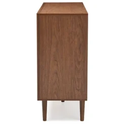 Harlow Mid-Century Modern Scandinavian Style Wood 6 Drawer Storage Dresser White/Walnut - Baxton Studio -Outlet Baxton Studio Store GUEST 4efd7cae 600e 4c83 9c8c 845959556477