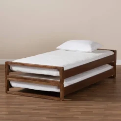 King Klara Wood Expandable Bed Frame Walnut - Baxton Studio 15 King Klara Wood Expandable Bed Frame Walnut - Baxton Studio -Outlet Baxton Studio Store GUEST 4f1d6c2d c51d 4421 9eec 0e618460bdd2
