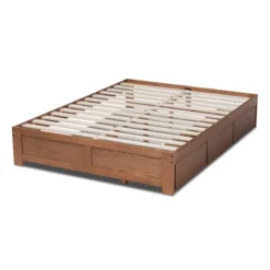 Wren 3 Drawer Storage Bed Frame Walnut - Baxton Studio -Outlet Baxton Studio Store GUEST 4f739bf8 c066 4107 8812 e44c69407ac8