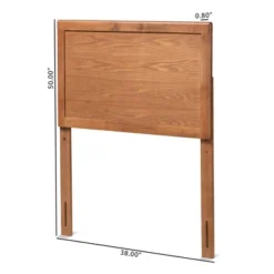 Twin Raya Wood Headboard Walnut - Baxton Studio -Outlet Baxton Studio Store GUEST 4f9751b9 60a4 4966 9bed b0d5835094c0
