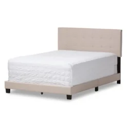 Full Brookfield Modern And Contemporary Fabric Upholstered Grid Tufting Bed - Baxton Studio -Outlet Baxton Studio Store GUEST 505c5bda df7d 4a5c ba18 df0e0514c458