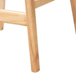 Ulyana Fabric And Wood Counter Stool - Baxton Studio -Outlet Baxton Studio Store GUEST 5294adec d6ea 4ac3 b815 9ef98a5c70f9