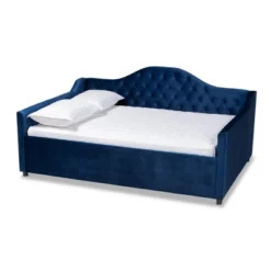 Perry Velvet Daybed - Baxton Studio -Outlet Baxton Studio Store GUEST 53bf1a65 7272 48a3 b6ca 97570c31a31e