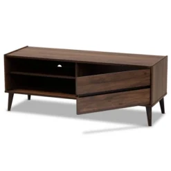 TV Stand For TVs Up To 50" Suli Wood Brown - Baxton Studio -Outlet Baxton Studio Store GUEST 556c8a26 aaf1 46ee a9e1 d52997e8c084