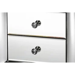 3 Drawer Pauline Contemporary Glam And Luxe Mirrored Nightstand White - Baxton Studio 11 3 Drawer Pauline Contemporary Glam And Luxe Mirrored Nightstand White - Baxton Studio -Outlet Baxton Studio Store GUEST 558120ca a596 4f51 a49d add2b6f50e91