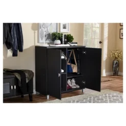Marcy Modern And Contemporary Wood Entryway Storage Sideboard Cabinet - Baxton Studio -Outlet Baxton Studio Store GUEST 58a77853 0425 4732 ac14 1155bbe8048d