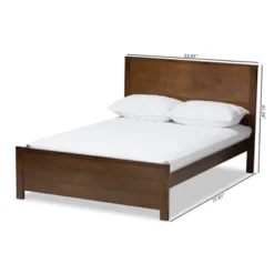 Catalina Modern Classic Mission Style Finished Wood Platform Bed - Baxton Studio -Outlet Baxton Studio Store GUEST 59f2eb9d 2435 4568 a802 7f6d16e9f672