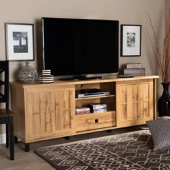 Unna Wood 2 Door TV Stand For TVs Up To 65" Oak Brown/Black - Baxton Studio 9 Unna Wood 2 Door TV Stand For TVs Up To 65" Oak Brown/Black - Baxton Studio -Outlet Baxton Studio Store GUEST 5a2c144b 7a7d 4b8e 8400 d7bc1ac44315