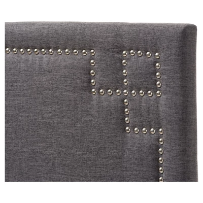 Geneva Modern And Contemporary Fabric Upholstered Headboard - Twin - Baxton Studio 2 Geneva Modern And Contemporary Fabric Upholstered Headboard - Twin - Baxton Studio - Image 2